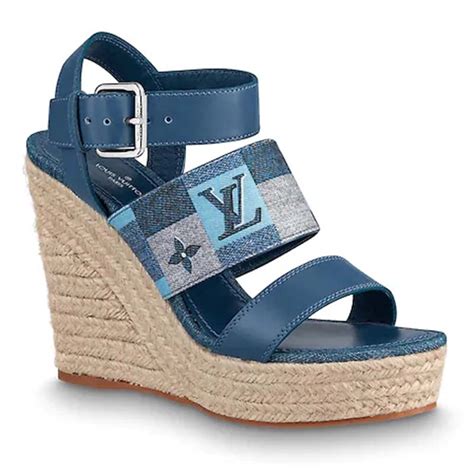 louis vuitton wedges sandals.